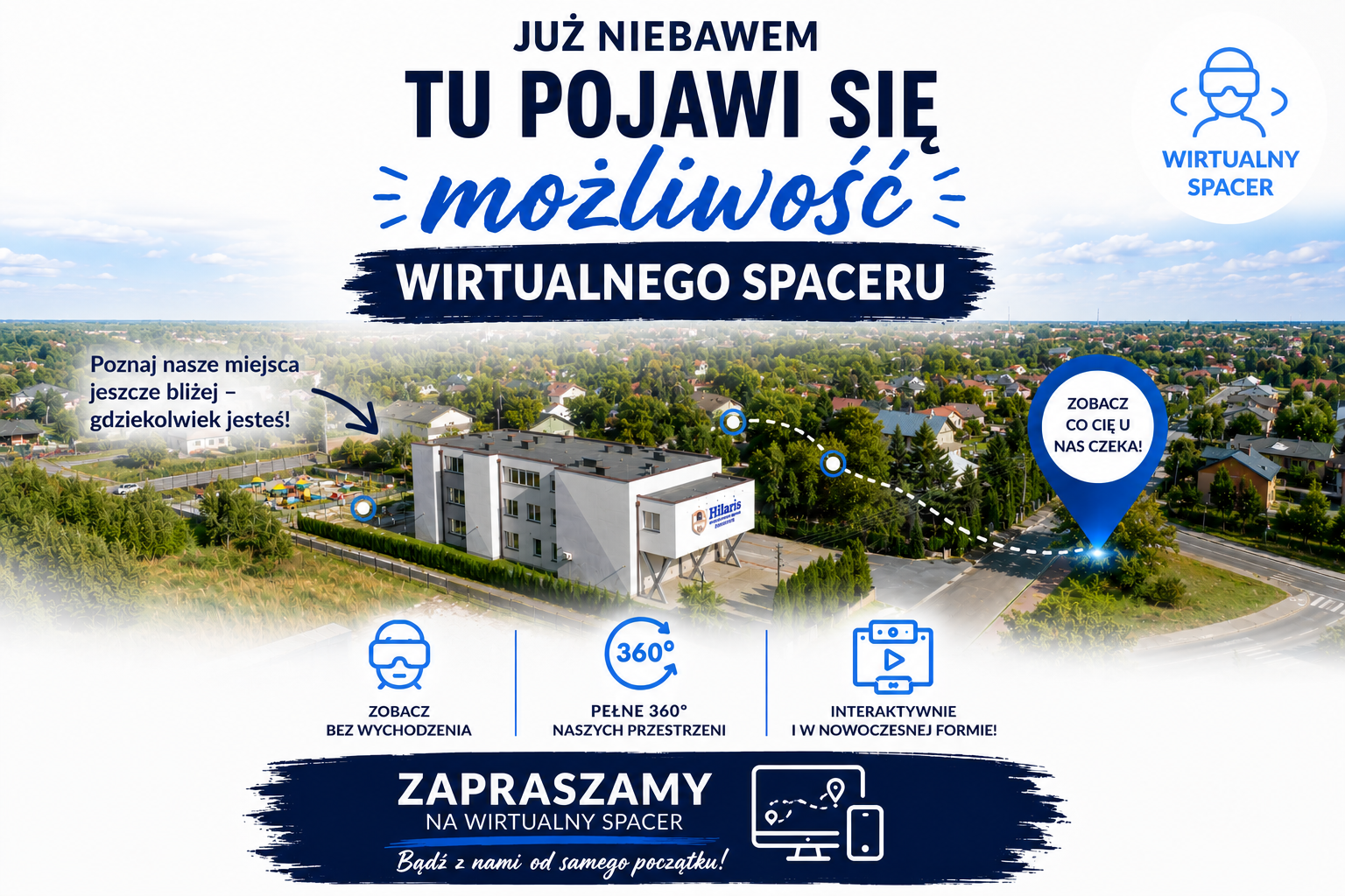 Wirtualny spacer po szkole Hilaris